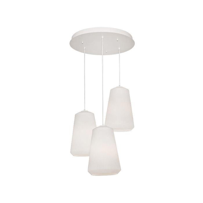 AFX ISLP11WHRN ISLP Series Isla 3-lt 24" Multi Round Pendant