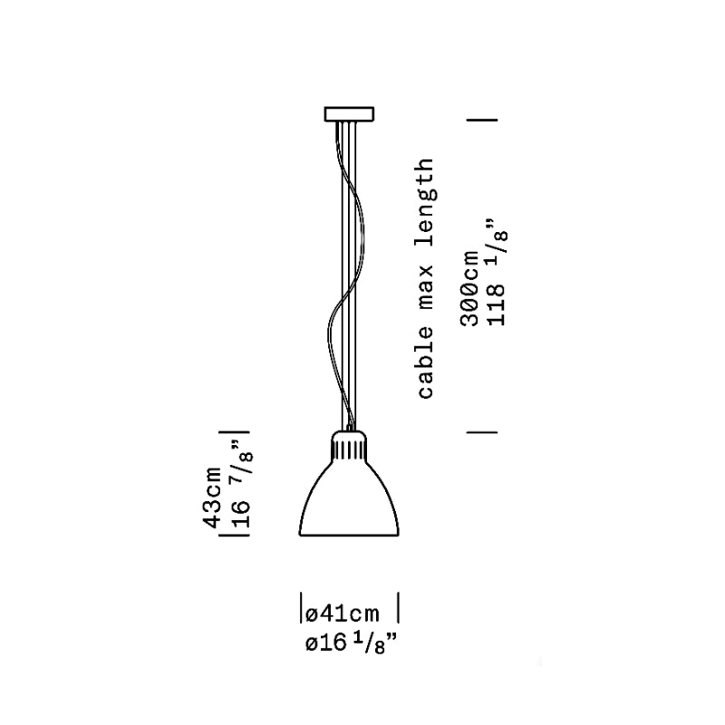 Leucos JJ Big 1-lt 16" LED Pendant