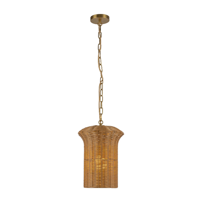 Alora Mood PD641011 Kai 1-lt 11" Pendant - Brushed Gold