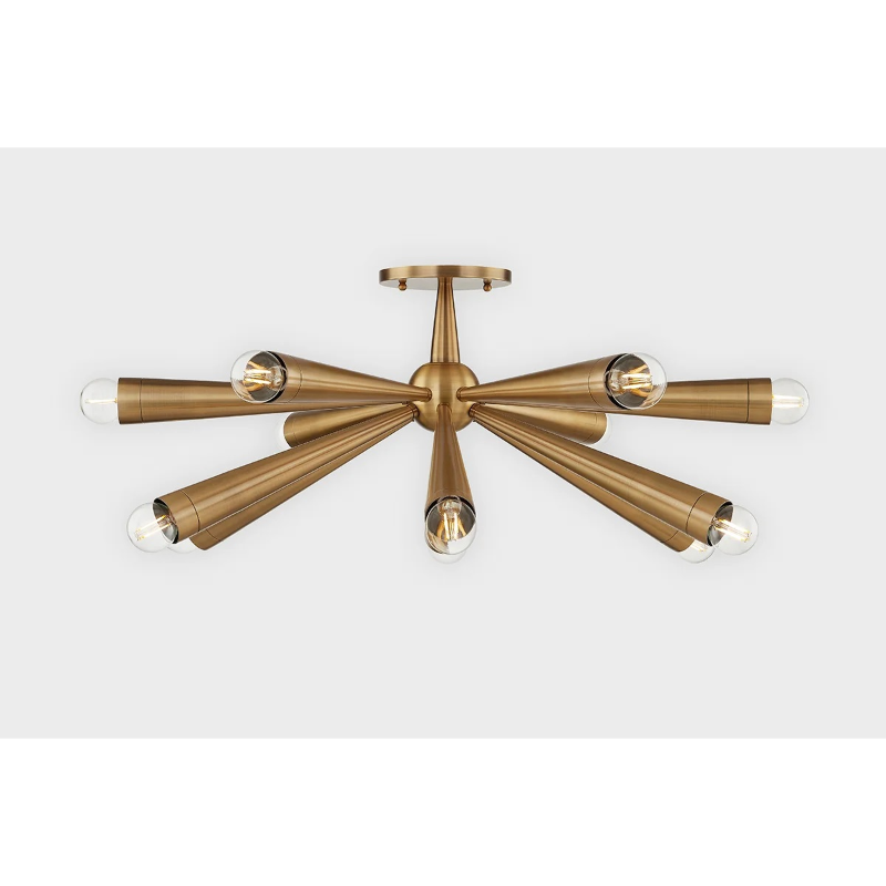Troy C1030 Keanu 12-lt 30" Semi Flush