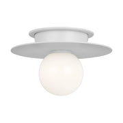 Visual Comfort KF1001 Nodes 1-lt 8" Flush Mount - Matte White