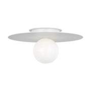 Visual Comfort KF1021 Nodes 1-lt 18" Flush Mount - Matte White