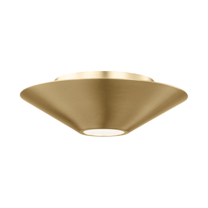 Visual Comfort KF1121 Echo 1-lt 8" LED Small Flush Mount - Burnished Brass