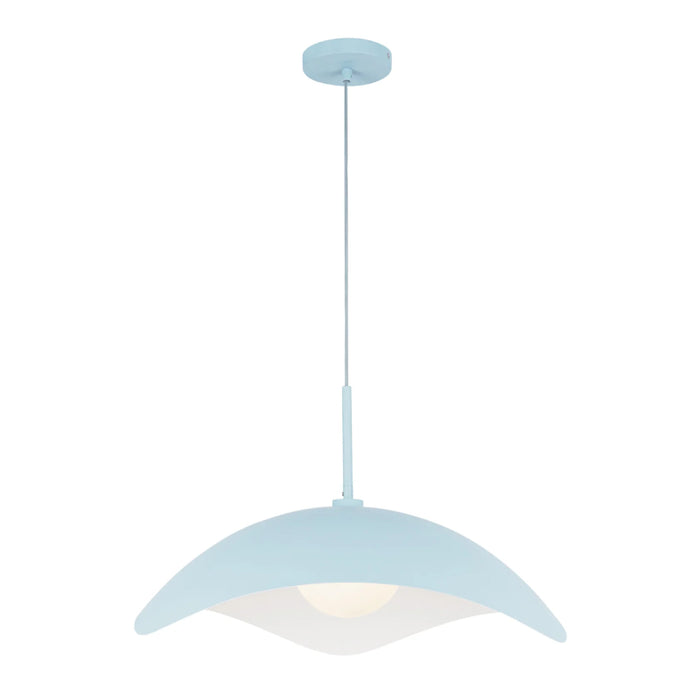 Kuzco PD55922 Kirby 1-lt 22" Pendant - Cerulean