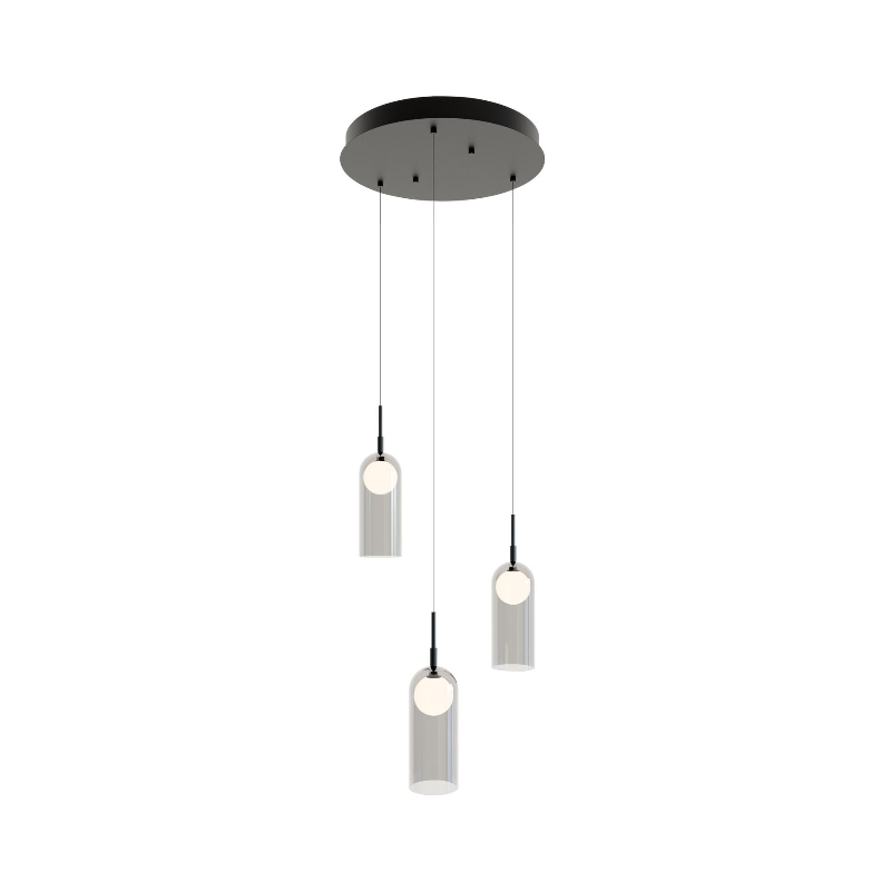 AFX KRNP04L30D1 KRNP Series Kiran 3-lt 18" LED Multi Round Pendant