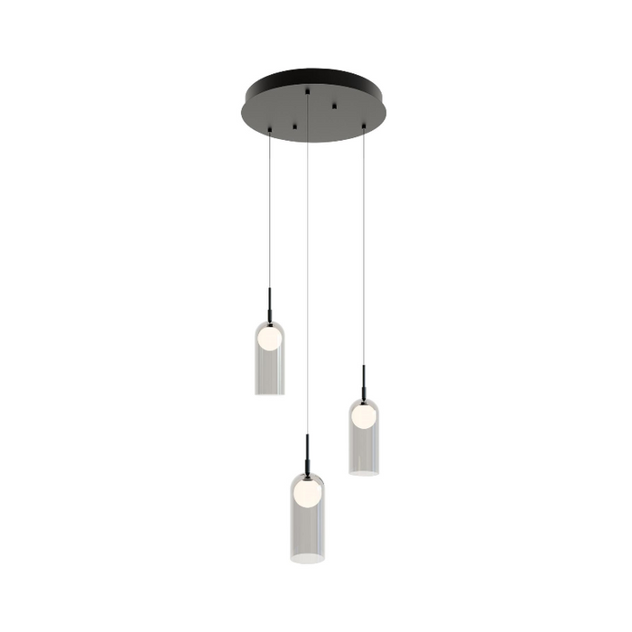 AFX KRNP04L30D1 KRNP Series Kiran 3-lt 18" LED Multi Round Pendant