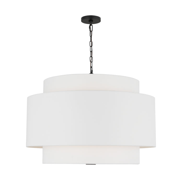 Visual Comfort KSP1184 Sawyer 4-lt 32" LED Extra Large Hanging Pendant - Midnight Black