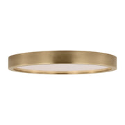 Visual Comfort KWFM194 Cerne 18" LED Flush Mount - Natural Brass