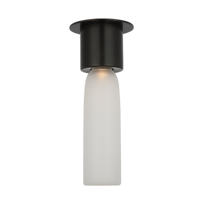 Visual Comfort KWFM499 Volver 11" Tall LED Flush Mount - Bronze