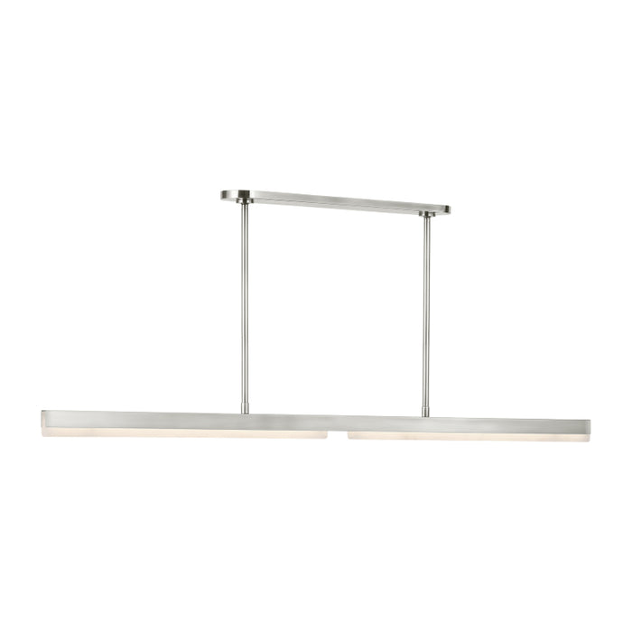 Visual Comfort KWLS707 Linea 60" LED Chandelier - Antique Nickel