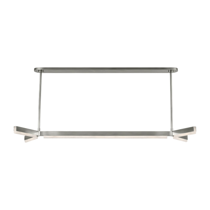 Visual Comfort KWLS708 Linea 55" LED Chandelier - Antique Nickel