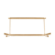 Visual Comfort KWLS708 Linea 55" LED Chandelier  - Hand-Rubbed Antique Brass