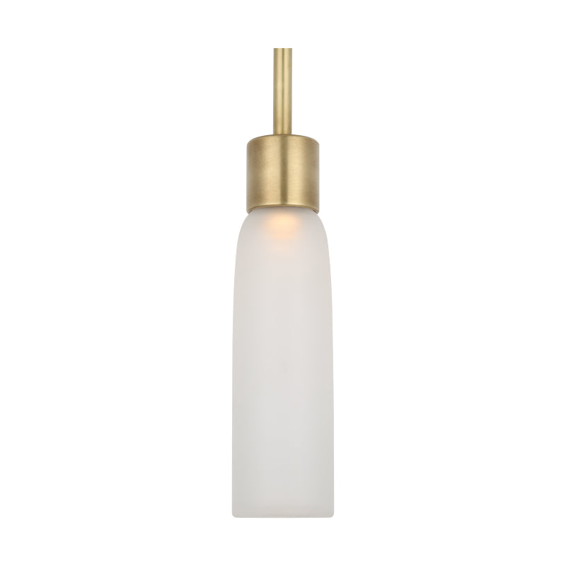 Visual Comfort KWPD495 Volver 1-lt 3" LED Pendant - Hand Rubbed Antique Brass