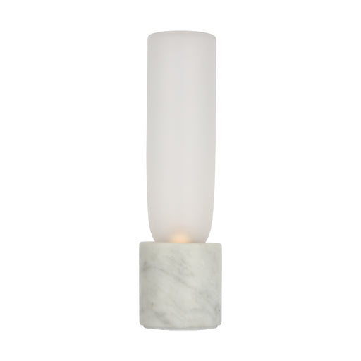 Visual Comfort KWTB500 Volver 10" Tall LED Table Lamp - White Marble