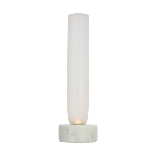 Visual Comfort KWTB501 Volver 15" Tall LED Table Lamp - White Marble