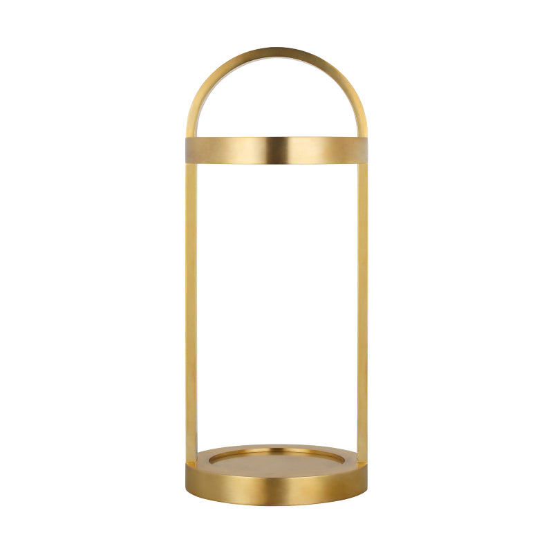 Visual Comfort KWTB610 Cerne 17" Tall LED Rechargeable Table Lamp - Hand Rubbed Antique Brass