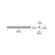 Visual Comfort KWWS709 Linea 32" Tall LED Wall Sconce
