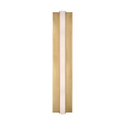 Visual Comfort KWWS711 Linea 15" Tall LED Wall Sconce - Hand Rubbed Antique Brass