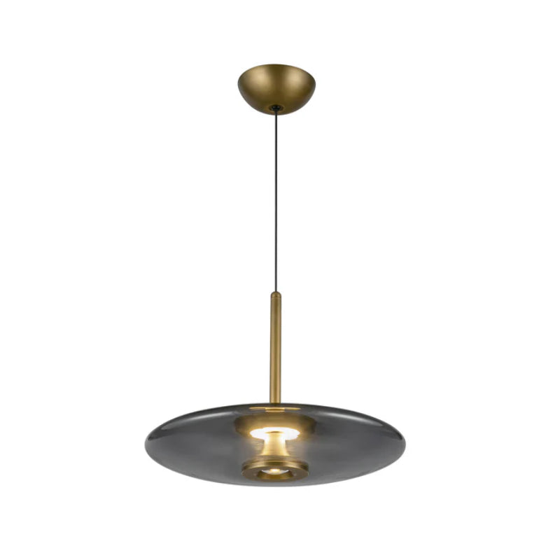 Kuzco PD37018-3WCCT-UNV Kyoto 18" LED Pendant, 3CCT Selectable - Vintage Brass