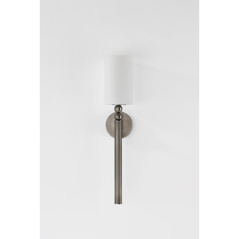 Hudson Valley 3824 Lakeport 1-lt 24" Tall Wall Sconce - Vintage Pewter