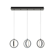 AFX LCKP09L30D1 LCKP Series Lock 6-lt 36" LED Multi Linear Pendant, Black