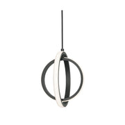 AFX LCKP09L30D1 LCKP Series Lock 2-lt 9" LED Pendant-Black