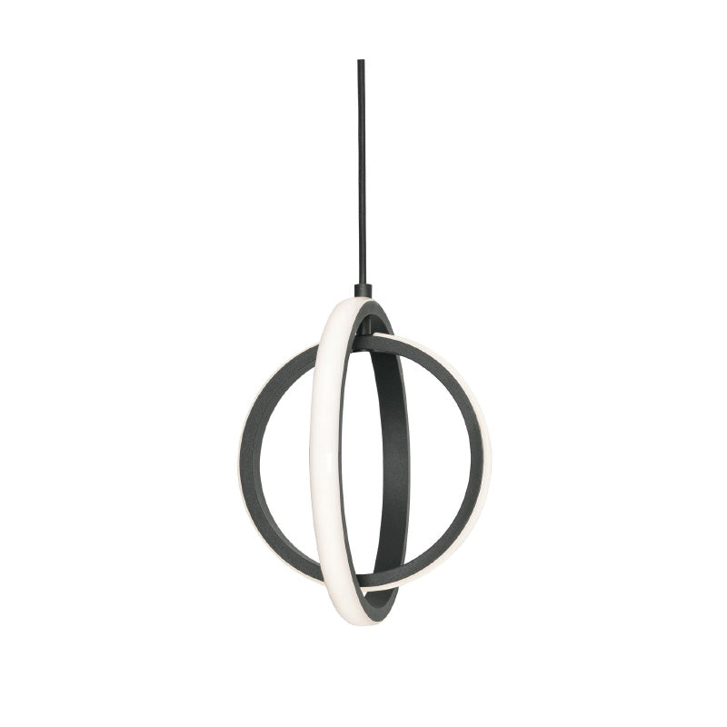AFX LCKP09L30D1 LCKP Series Lock 2-lt 9" LED Pendant-Black