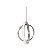 AFX LCKP09L30D1 LCKP Series Lock 2-lt 9" LED Pendant-Satin Nickel