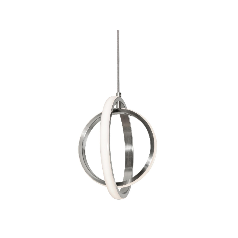 AFX LCKP09L30D1 LCKP Series Lock 2-lt 9" LED Pendant-Satin Nickel
