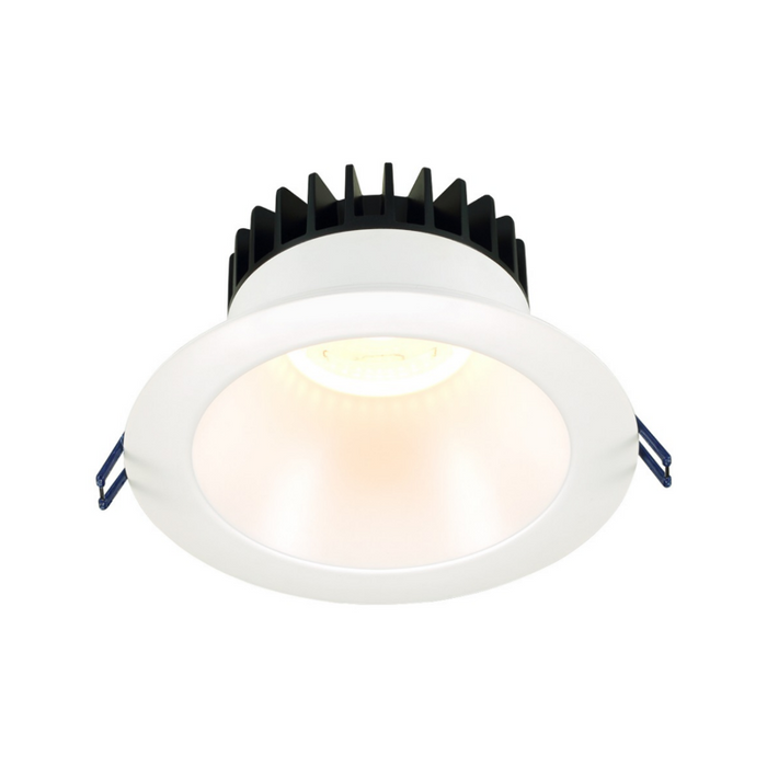 Lotus LD6R 6" 18W LED Round Deep Regressed Open Plenum Rated Downlight - White/White