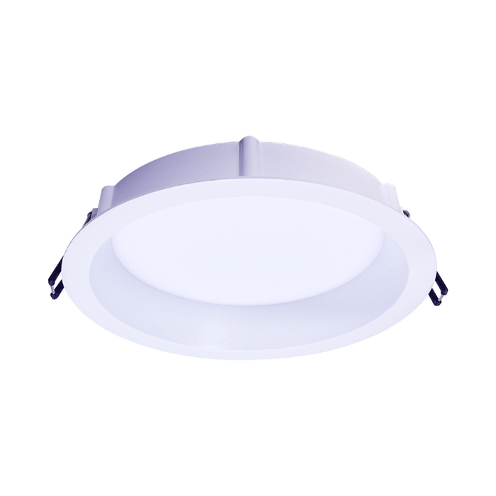 Lotus LE6RR 6" 14.5W LED Round Deep Regressed Eco Downlight, 5CCT Selectable - White