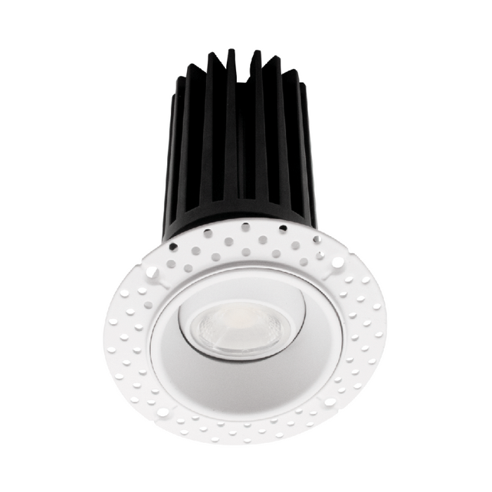 Lotus LED-2-S11W-EY-T 2" 11W LED Round Trimless Gimbal Downlight, Dim to Warm, 120V - White