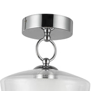 Alora Mood SF443308-UNV Leota 1-lt 8" LED Semi-Flush Mount - Chrome