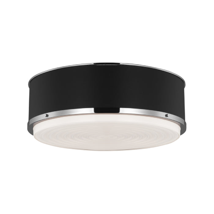 Visual Comfort LF1053 Marlowe 3-lt 18" Large Flush Mount - Polished Nickel