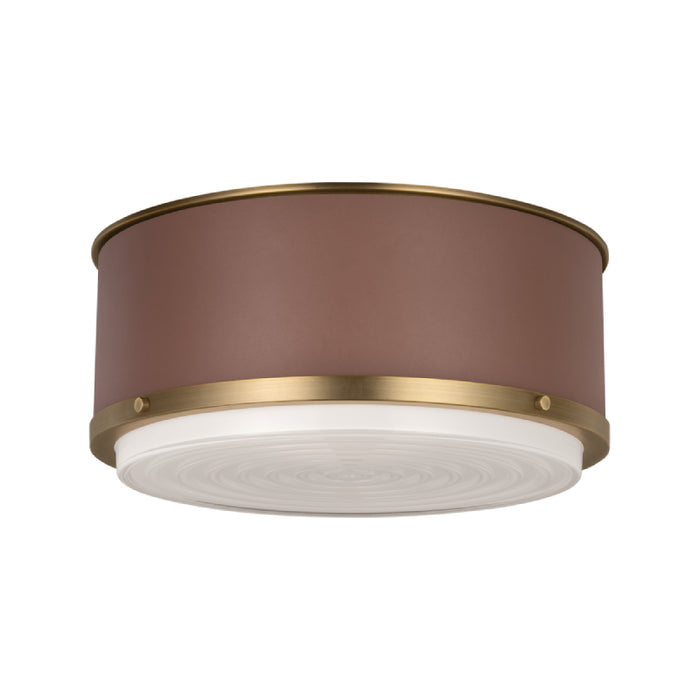 Visual Comfort LF1062 Marlowe 2-lt 13" Medium Flush Mount - Time Worm Brass