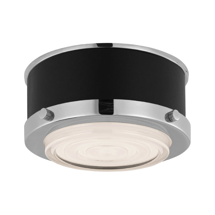 Visual Comfort LF1071 Marlowe 1-lt 5" LED Mini Flush Mount - Polished Nickel