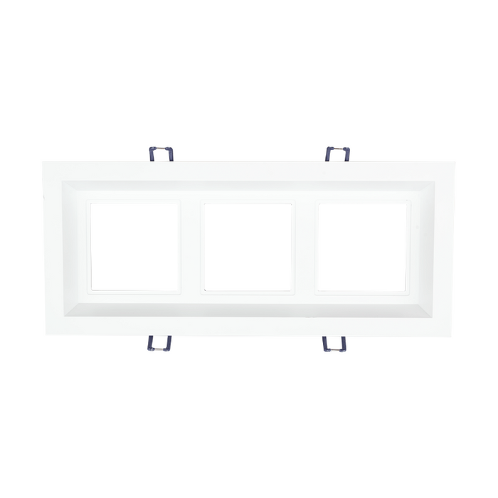 Lotus LLL-M3 13" Multi 3 Head Recessed Fixture for LSG3-HO-TT - White