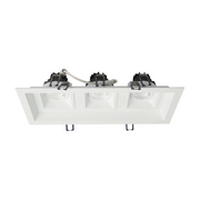 Lotus LLL-M3 13" Multi 3 Head Recessed Fixture for LSG3-HO-TT - White
