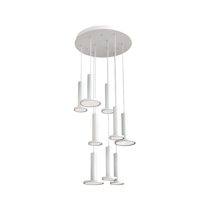 AFX LNAP99L30D1 LNAP Series Luna 9-lt 24" LED Multi Round Pendant