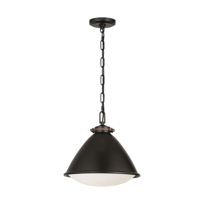 Visual Comfort LP1111 Hayward 1-lt 13" Medium Pendant - Aged Iron