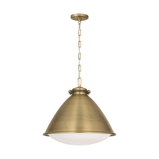 Visual Comfort LP1121 Hayward 1-lt 18" Large Pendant - Time Worn Brass