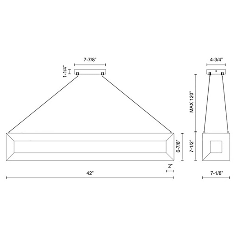 Kuzco LP32942 Morina 42" LED Pendant