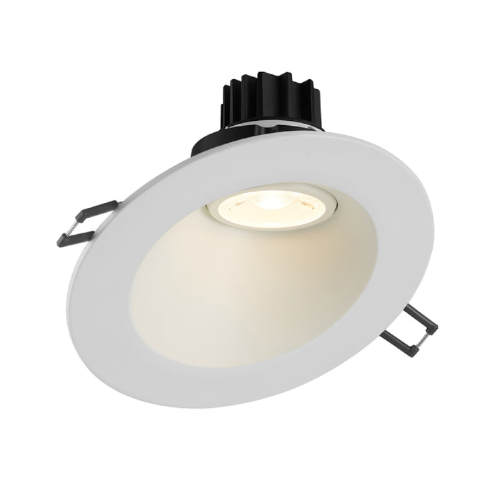Lotus LRG3 4" 7.5W LED Sloped Round Regressed Gimbal, Dim to Warm