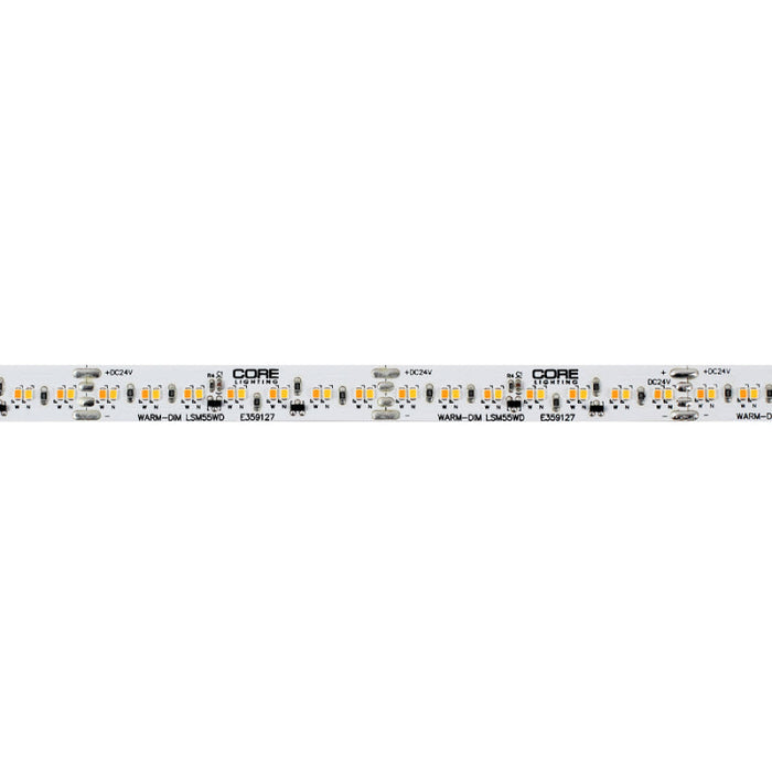 Core LSM55WD 16-ft 24V LED Indoor Auto Warm-Dim Flexible Strip, 5.5W/ft