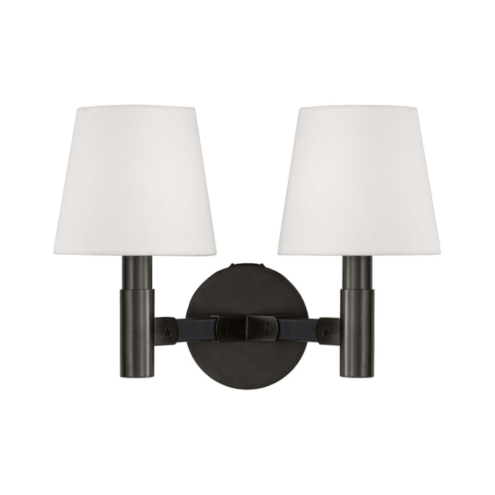 Visual Comfort LW1152 Grayson 2-lt 13" Wall Sconce - Aged Iron