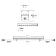 Core LWW120-MP 24" 18W Medium Power Linear LED Wall Washer, 120V-277V