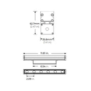 Core LWW120-SL 12" 9W High-Output RGBW Outdoor LED Wall Washer, 120V-277V