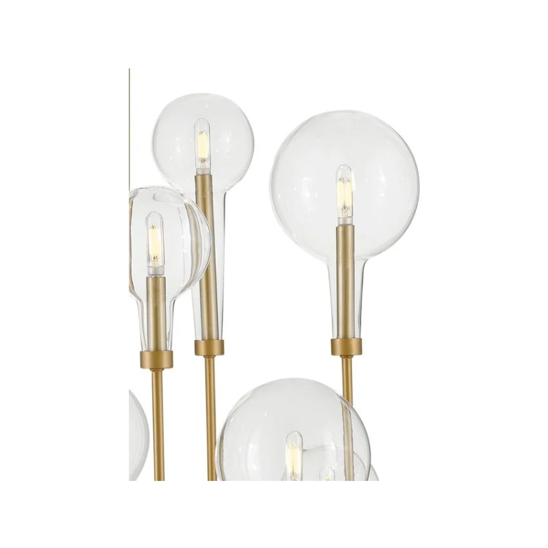 Hinkley 30527 Alchemy 10-lt 30" LED Chandelier - Lacquered Brass