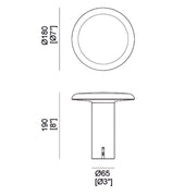 Artemide Takku LED Portable Table Lamp