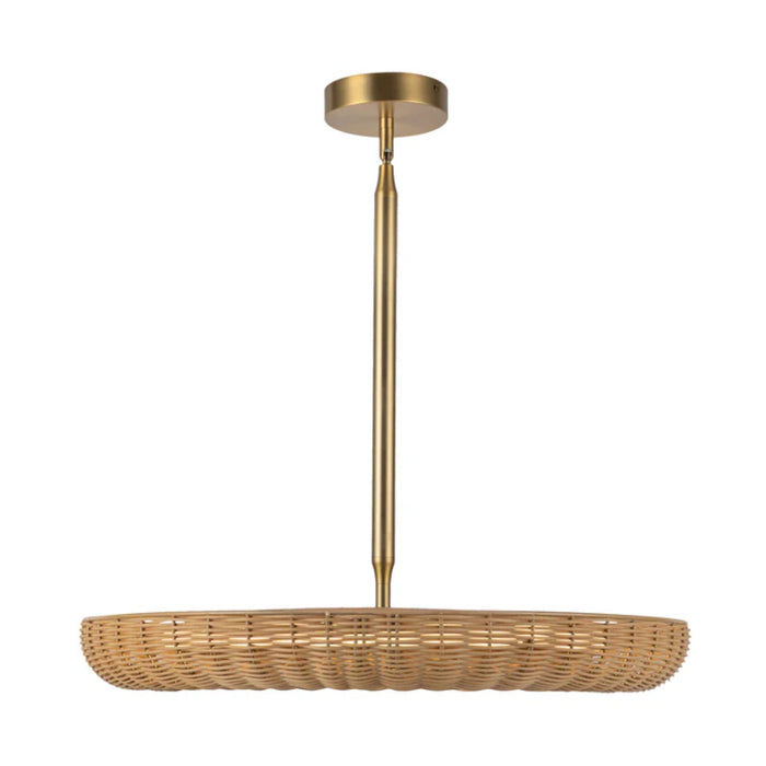 Alora Mood CH602024-UNV Maris 1-lt 24" LED Chandelier - Brushed Gold